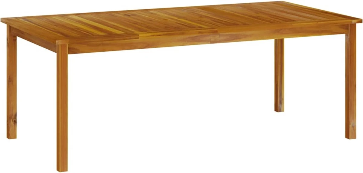 Prolenta Premium - Tuintafel 200x100x74 Cm Massief Acaciahout 2 Prolenta Premium - Tuintafel 200x100x74 Cm Massief Acaciahout - Afbeelding 2