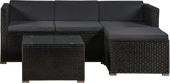 Polyrotan Loungeset Punta Cana L - Zwart 25 Polyrotan Loungeset Punta Cana L - Zwart -Optimaal Tuinmeubel Winkel 1200x589
