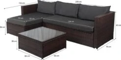 Loungebank Miko Bruin Tuin, Loungeset Buiten Wicker 5 Loungebank Miko Bruin Tuin, Loungeset Buiten Wicker -Optimaal Tuinmeubel Winkel 1200x598 1