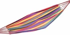 Hangmat - 200x80cm - 1 Persoons - Multi Color -Optimaal Tuinmeubel Winkel 1200x606