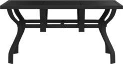 Prolenta Premium - Tuintafel 140x70x70 Cm Staal En Glas Zwart 11 Prolenta Premium - Tuintafel 140x70x70 Cm Staal En Glas Zwart -Optimaal Tuinmeubel Winkel 1200x625