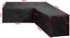 BOTC Tuinbank Beschermhoes - Beschermhoes Voor Hoekbank - Premium Tuinbank Beschermhoes - L-vorm - 300/98 X 300/98 X 70cm - Zwart 11 BOTC Tuinbank Beschermhoes - Beschermhoes Voor Hoekbank - Premium Tuinbank Beschermhoes - L-vorm - 300/98 X 300/98 X 70cm - Zwart -Optimaal Tuinmeubel Winkel 1200x655 2