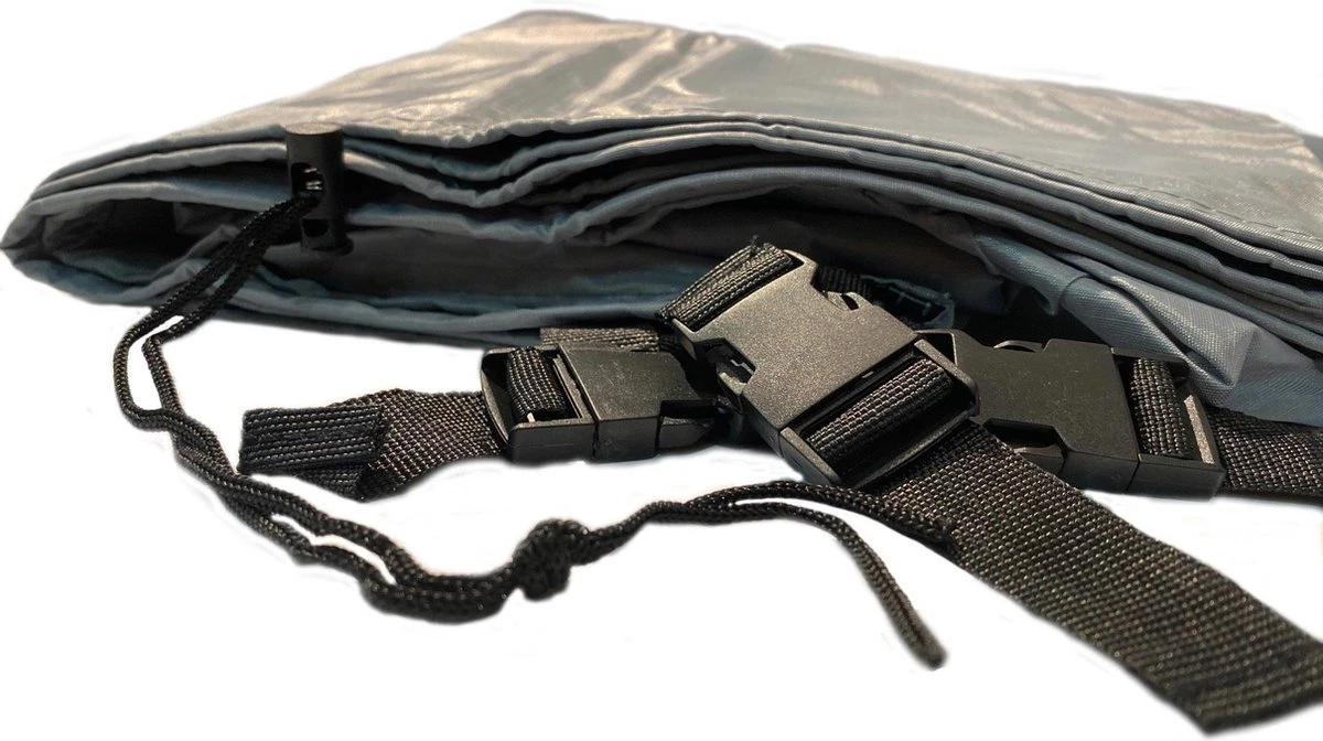 COVER UP HOC - Diamond Hoes Tuinmeubelen- 250x250x90 Cm - Tuinset Beschermhoes Waterdicht Met Stormbanden, Trekkoord En Afwaterings HOCCIE - Zilvergrijze Hoes Tuinmeubels 2 COVER UP HOC - Diamond Hoes Tuinmeubelen- 250x250x90 Cm - Tuinset Beschermhoes Waterdicht Met Stormbanden, Trekkoord En Afwaterings HOCCIE - Zilvergrijze Hoes Tuinmeubels - Afbeelding 2