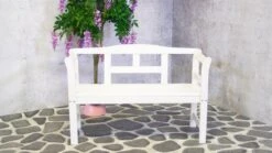 SenS-Line Friesen Tuinbank - Hout - Wit -Optimaal Tuinmeubel Winkel 1200x675 10