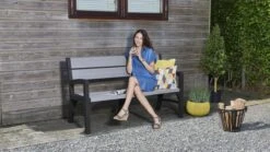 Keter Montero Tuinbank - 3-personen - 150x62,5x89cm – Grafiet -Optimaal Tuinmeubel Winkel 1200x675 13