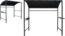 Merkloos Barbecue Overkapping Afm. 233 X 145 Cm Zwart -Optimaal Tuinmeubel Winkel 1200x679