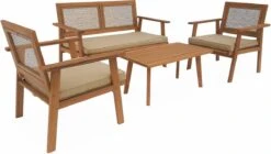 Tuinmeubelset 4 Zitplaatsen + 1 Salontafel L Alice's Garden -Optimaal Tuinmeubel Winkel 1200x679 3