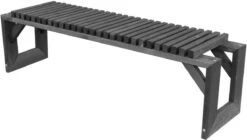 Tuinbank Design 2023 - 150CM - Grenen Hout - Zwart -Optimaal Tuinmeubel Winkel 1200x682