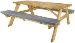 Goedkopepicknicktafels.nl | 180cm Lange Picknicktafel | Tuintafel 6 Persoons | De Luxe 180cm Lang | Geïmpregneerd Grenen Hout! -Optimaal Tuinmeubel Winkel 1200x689 2