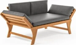 Loungebank Tuin FSC Antraciet – Makkelijk Verstelbaar Lounge Bank Balkon – Tuinbank Lounge Hardhout FSC – Perfecthomeshop -Optimaal Tuinmeubel Winkel 1200x720 1
