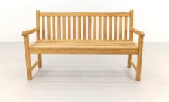 Teak Houten Tuinbank Bison - 150 Cm. -Optimaal Tuinmeubel Winkel 1200x725