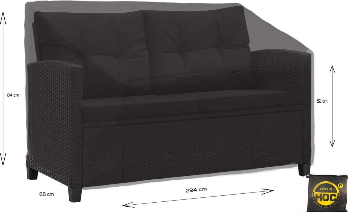 CUHOC - Beschermhoes Tuinbank - Tuinbankhoes - Golden Label - 224x84x66 - Aflopend 1 CUHOC - Beschermhoes Tuinbank - Tuinbankhoes - Golden Label - 224x84x66 - Aflopend