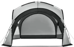 Pro-Tec Paviljoen Grästorp Met LED-verlichting 345x345x247 Cm Donkergrijs -Optimaal Tuinmeubel Winkel 1200x758