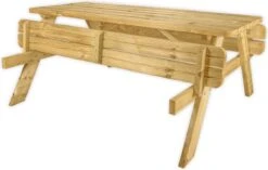 Goedkopepicknicktafels.nl | 180cm Lange Picknicktafel | Tuintafel 6 Persoons | De Luxe 180cm Lang | Geïmpregneerd Grenen Hout! -Optimaal Tuinmeubel Winkel 1200x762 1