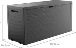 Keter Tuinkussen Opbergbox | 270 L | Tuinkussenbox | Tuinkast | Tuinbox -Optimaal Tuinmeubel Winkel 1200x764 1