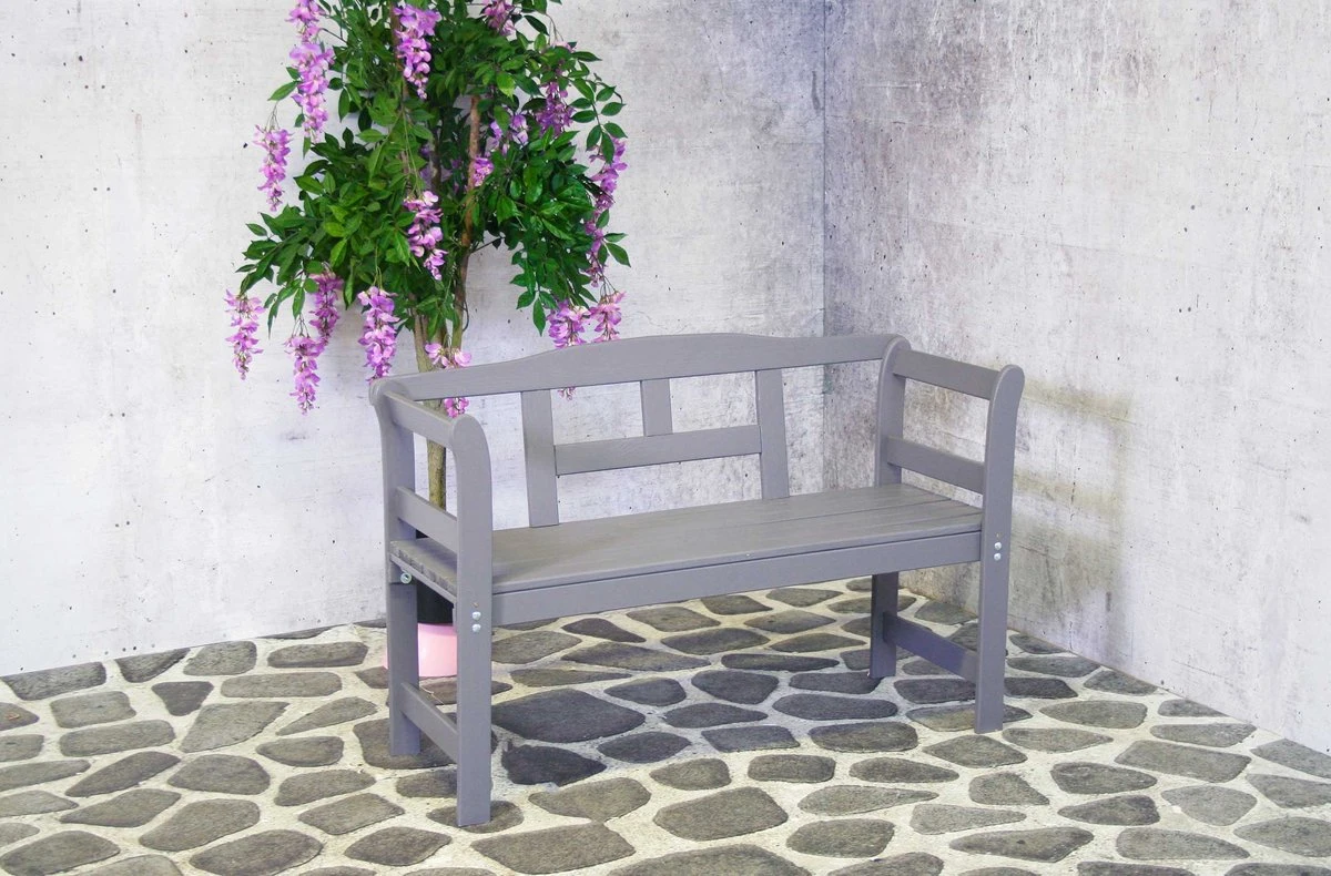 SenS-Line Friesen Tuinbank - Hout - Grijs 9 SenS-Line Friesen Tuinbank - Hout - Grijs - Afbeelding 9