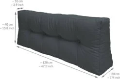 Beautissu Eco Elements Palletkussen – Rugkussen 120x40x15 Cm Voor Palletbank - Kussen Graphiet Grijs - Palletkussens In Matraskussen Kwaliteit 11 Beautissu Eco Elements Palletkussen – Rugkussen 120x40x15 Cm Voor Palletbank - Kussen Graphiet Grijs - Palletkussens In Matraskussen Kwaliteit -Optimaal Tuinmeubel Winkel 1200x790 5