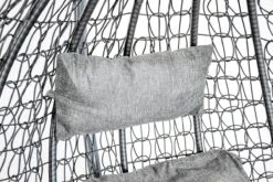Hangstoel - Ei Stoel - Met Grijze Standaard & Kussens - Tot 125kg -Optimaal Tuinmeubel Winkel 1200x800 10
