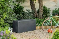 Keter Emily Opbergbox - 118x45x57 Cm - 270L - Grafiet -Optimaal Tuinmeubel Winkel 1200x800 116