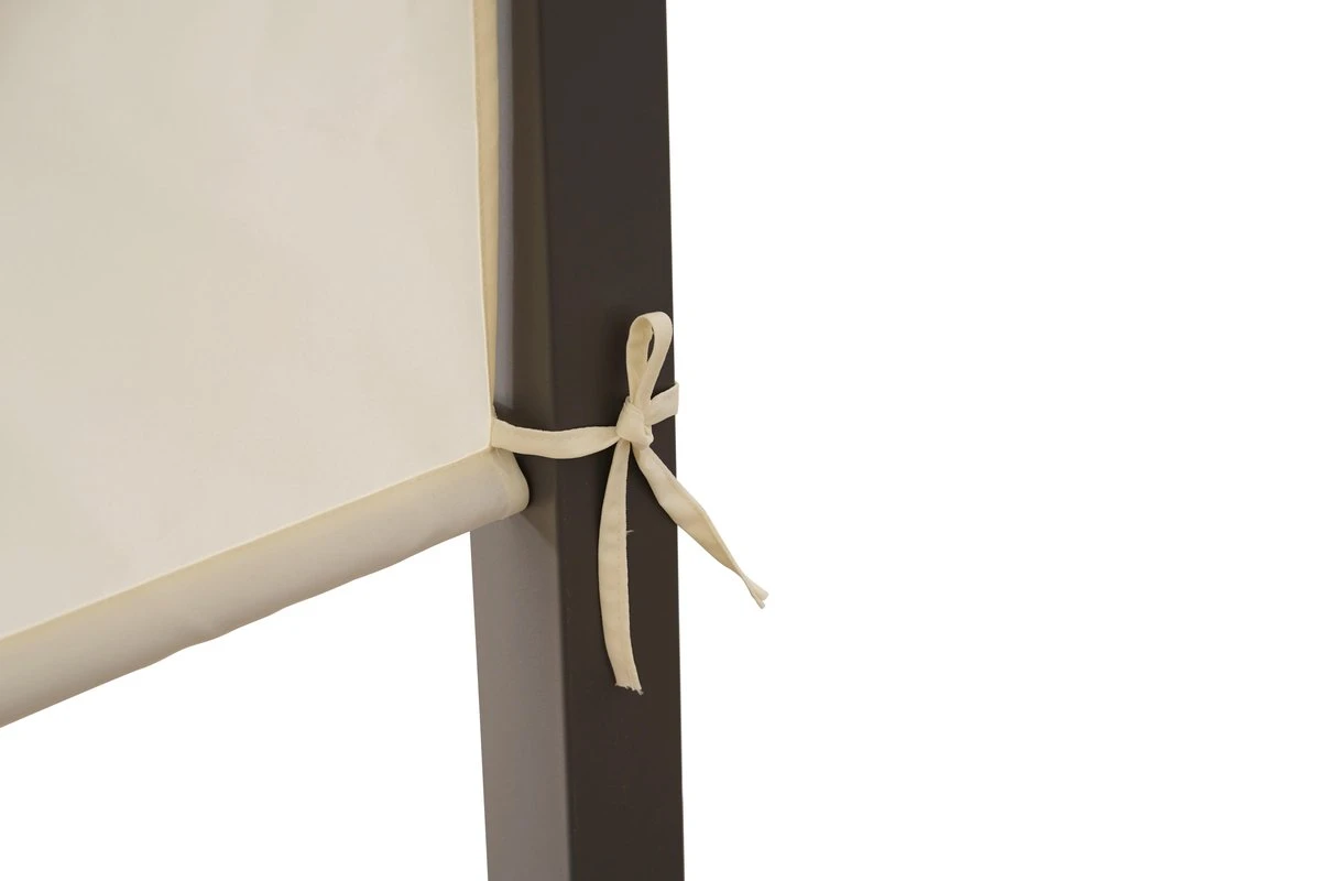 MaxxGarden Pergola - Partytent - Tuinpaviljoen Met één Gesloten Zijkant - 3x3x2,3 M - Cream 5 MaxxGarden Pergola - Partytent - Tuinpaviljoen Met één Gesloten Zijkant - 3x3x2,3 M - Cream - Afbeelding 5