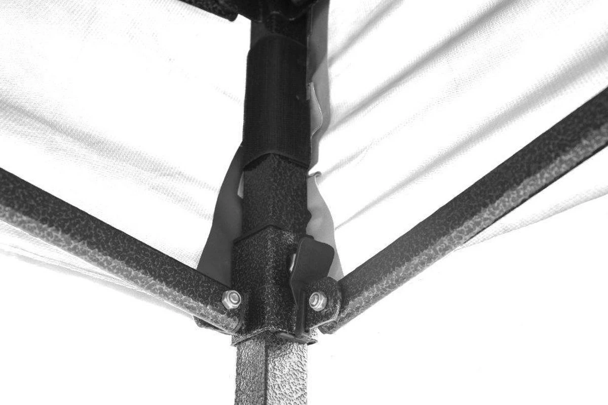 Garden Royal Easy Up Partytent 3x3 Met 4 Zijwanden Wit Waterdicht 6 Garden Royal Easy Up Partytent 3x3 Met 4 Zijwanden Wit Waterdicht - Afbeelding 6