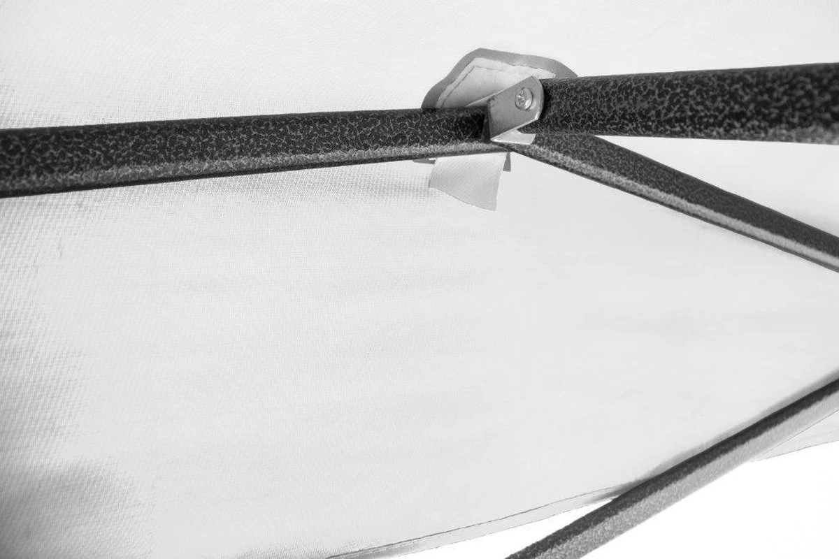 Garden Royal Easy Up Partytent 3x3 Met 4 Zijwanden Wit Waterdicht 7 Garden Royal Easy Up Partytent 3x3 Met 4 Zijwanden Wit Waterdicht - Afbeelding 7