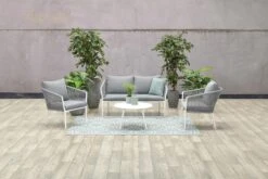 Garden Impressions Fleurie Loungeset 4-delig - Rope - Mat Wit/ Licht Grijs -Optimaal Tuinmeubel Winkel 1200x800 223