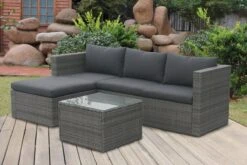 MaxxGarden Loungeset – Rattan Hoekset - 4 Persoons - Incl. Salontafel - Grijs 9 MaxxGarden Loungeset – Rattan Hoekset - 4 Persoons - Incl. Salontafel - Grijs -Optimaal Tuinmeubel Winkel 1200x800 225