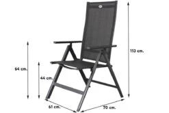 Hartman Aruba Aluminium Tuinstoel - Antraciet Verstelbaar -Optimaal Tuinmeubel Winkel 1200x800 25