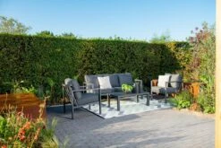 Garden Impressions Durban Loungeset - 4-delig - Zwart -Optimaal Tuinmeubel Winkel 1200x800 250