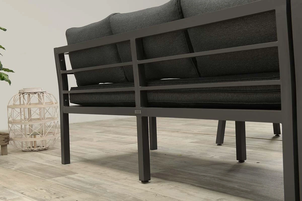 Blakes Lounge Diningset - 4 Delig - Donker Grijs 5 Blakes Lounge Diningset - 4 Delig - Donker Grijs - Afbeelding 5