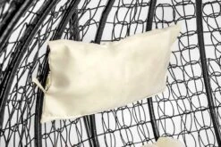 Hangstoel - Ei Stoel - Met Frame - Zwart Beige - Tot 125 Kg 9 Hangstoel - Ei Stoel - Met Frame - Zwart Beige - Tot 125 Kg -Optimaal Tuinmeubel Winkel 1200x800 33