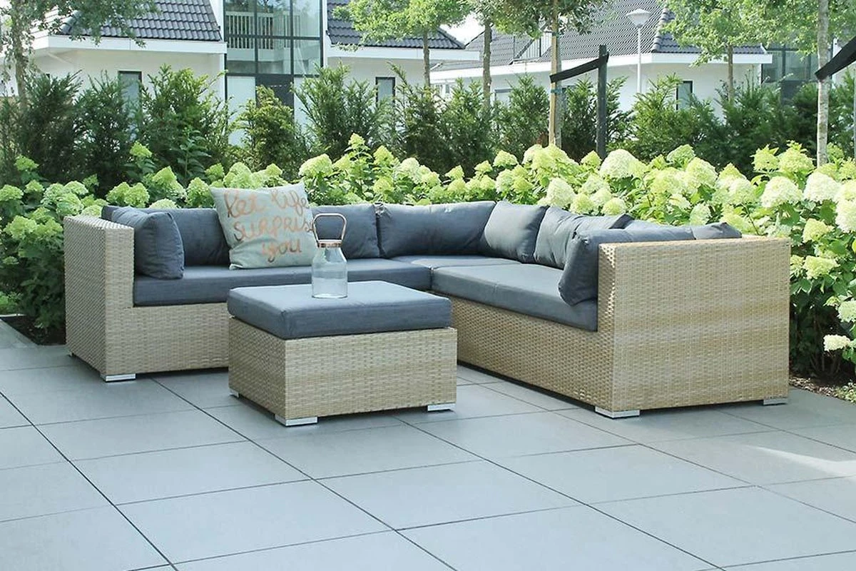 Fonteyn | Loungeset Rimini | Naturel 1 Fonteyn | Loungeset Rimini | Naturel