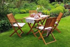 Merkloos Luxe Tuinset 'Sydney' - 5-delig - Acaciahout - FSC Gecertificeerd -Optimaal Tuinmeubel Winkel 1200x800 358