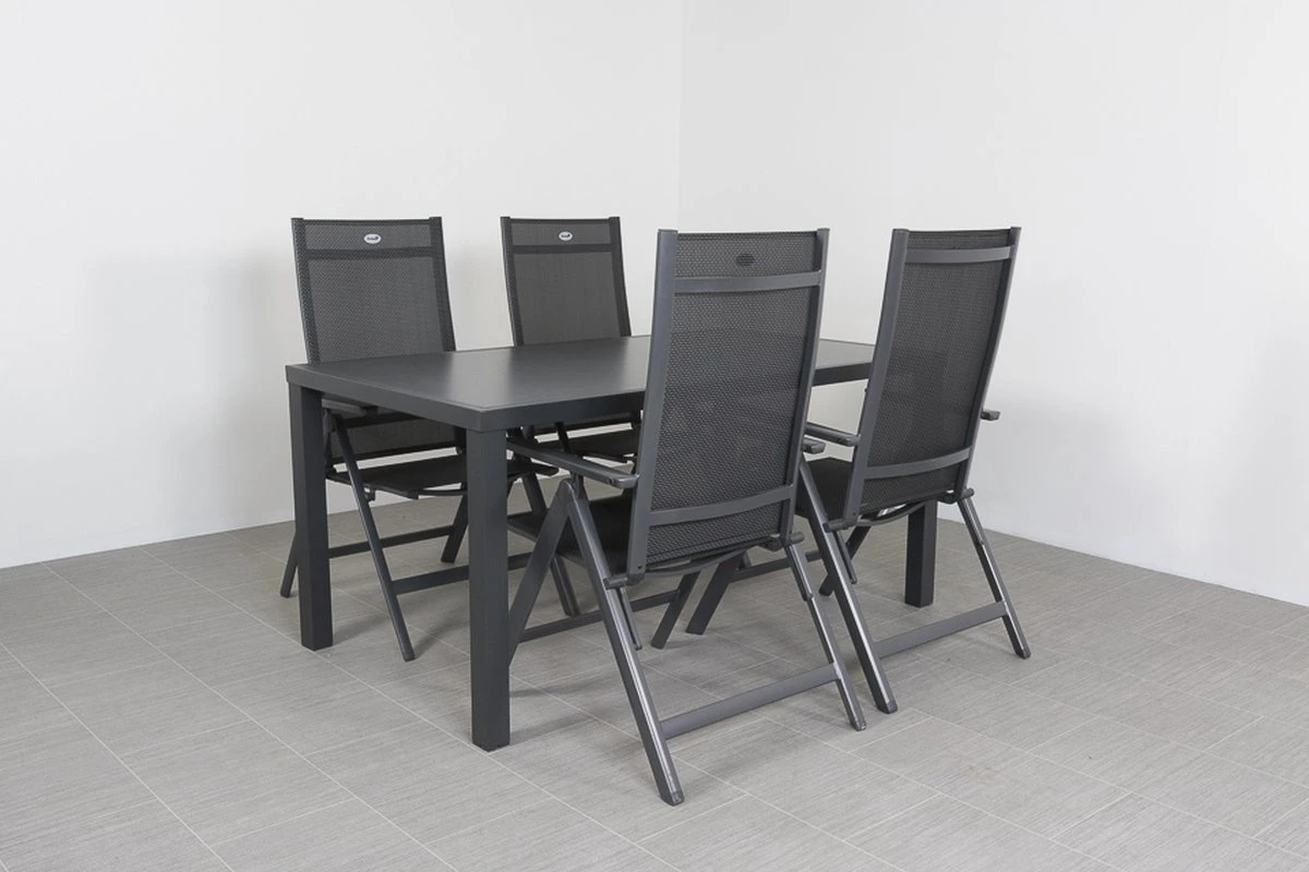 Hartman Napoli/Alma 160 Cm. Tuinset - 5-delig Verstelbaar 2 Hartman Napoli/Alma 160 Cm. Tuinset - 5-delig Verstelbaar - Afbeelding 2