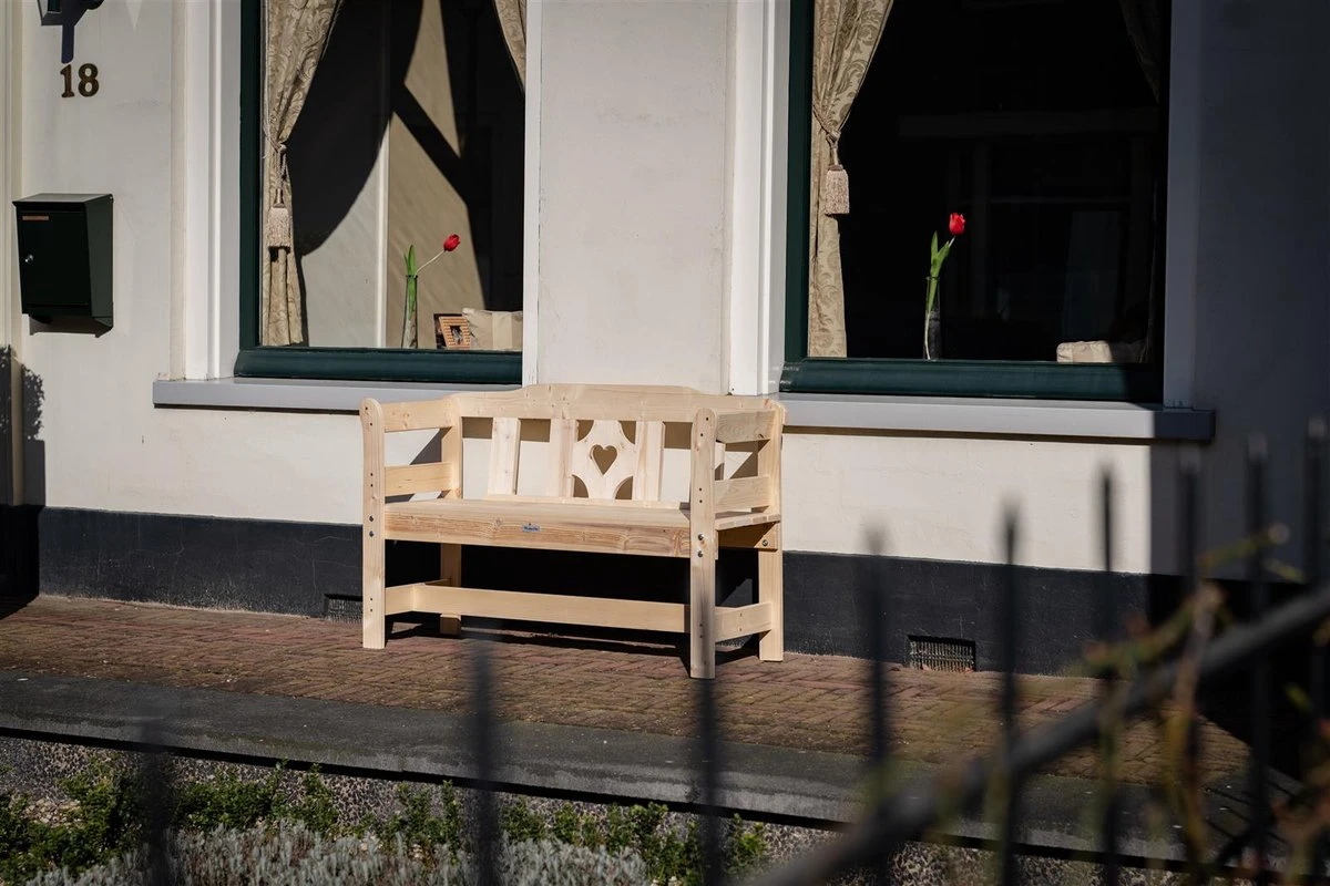 MaximaVida Tuinbank Amelie 120 Cm - FSC Vurenhout 4 MaximaVida Tuinbank Amelie 120 Cm - FSC Vurenhout - Afbeelding 4