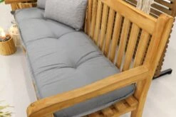 Teak Houten Tuinbank Bison - 150 Cm. -Optimaal Tuinmeubel Winkel 1200x800 94