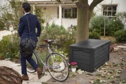 Keter Westwood Opbergbox - 570 L - 155x72.4x64.4 Cm - Grafiet -Optimaal Tuinmeubel Winkel 1200x801 3