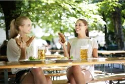 Casaria Tuinset Hout – 2 Banken 1Tafel Inklapbaar - 170x46x75cm -Optimaal Tuinmeubel Winkel 1200x805 5