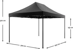 Easy Up 3x4,5m Zwart Luxe Partytent Opvouwbaar -Optimaal Tuinmeubel Winkel 1200x813 1
