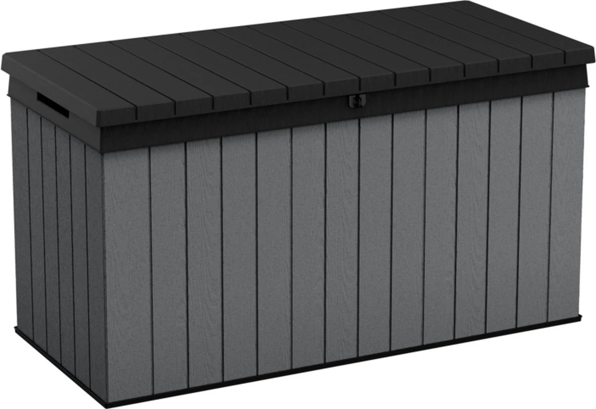 Keter Darwin Opbergbox - 570L - 142,5x65,5x78,2cm - Grijs 1 Keter Darwin Opbergbox - 570L - 142,5x65,5x78,2cm - Grijs