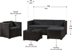 Polyrotan Loungeset Punta Cana L - Zwart 20 Polyrotan Loungeset Punta Cana L - Zwart -Optimaal Tuinmeubel Winkel 1200x828 4