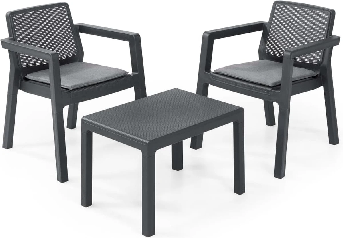 Keter Balkonset Emily Grafiet 2 Keter Balkonset Emily Grafiet - Afbeelding 2