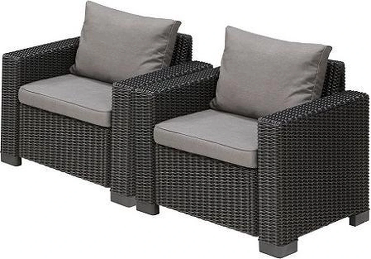 Allibert Tuinstoel California (231561) - Set Van 2 Stoelen