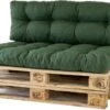 2L Home & Garden Palletkussen Metro Olijf - 120 X 80cm