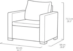 Allibert California Loungeset - 5 Personen - Cappuccino 30 Allibert California Loungeset - 5 Personen - Cappuccino -Optimaal Tuinmeubel Winkel 1200x847 2
