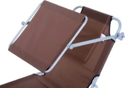 Outsunny Ligstoel Ligbank Voor Buiten Ligstoel Voor Op Het Strand Inklapbaar Met Zonnedak 3 Kleuren 84B-001 -Optimaal Tuinmeubel Winkel 1200x849