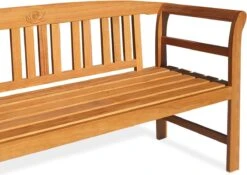 Casaria Tuinbank Rose - Eucalyptushout FSC®-Gecertificeerd Bruin -Optimaal Tuinmeubel Winkel 1200x852