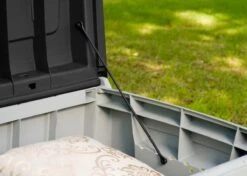 Keter Novel Opbergbox - 340L - 124x55x62.5cm - Grijs -Optimaal Tuinmeubel Winkel 1200x855 3