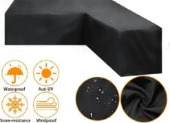 BOTC Tuinbank Beschermhoes - Beschermhoes Voor Hoekbank - Premium Tuinbank Beschermhoes - L-vorm - 300/98 X 300/98 X 70cm - Zwart 14 BOTC Tuinbank Beschermhoes - Beschermhoes Voor Hoekbank - Premium Tuinbank Beschermhoes - L-vorm - 300/98 X 300/98 X 70cm - Zwart -Optimaal Tuinmeubel Winkel 1200x869 3